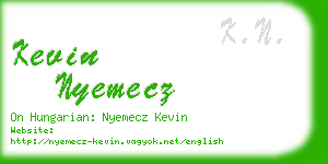 kevin nyemecz business card